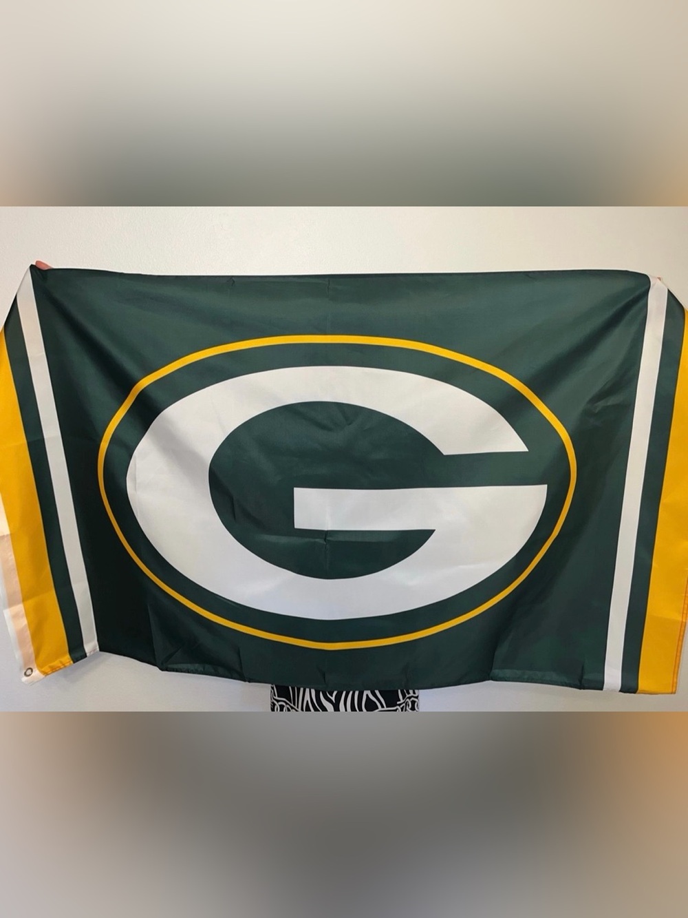 Green Bay Packers 3x5 Ft Flag Yellow Green G Logo Grommets Banner